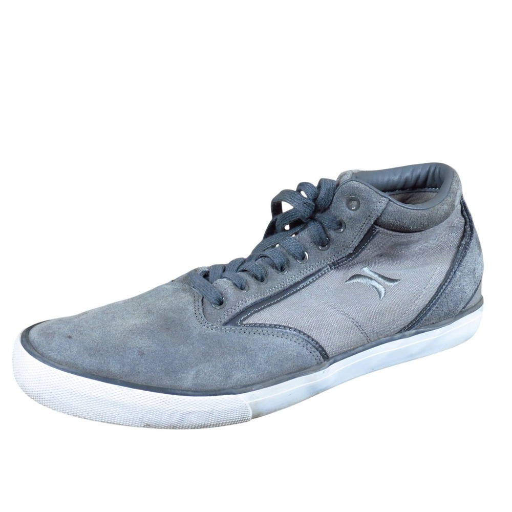 Hurley Kayo Chukka Men Sneaker Size 13 Casual Skate Shoe Gray Suede Textile